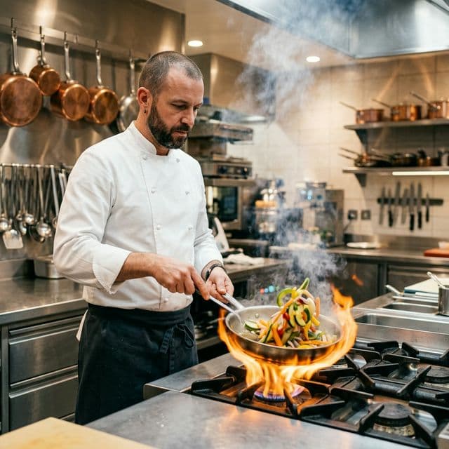Chef Cooking